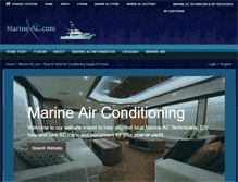Tablet Screenshot of marine-ac.com